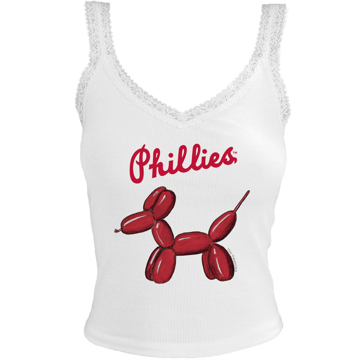 Philadelphia Phillies Balloon Dog Lace Tank