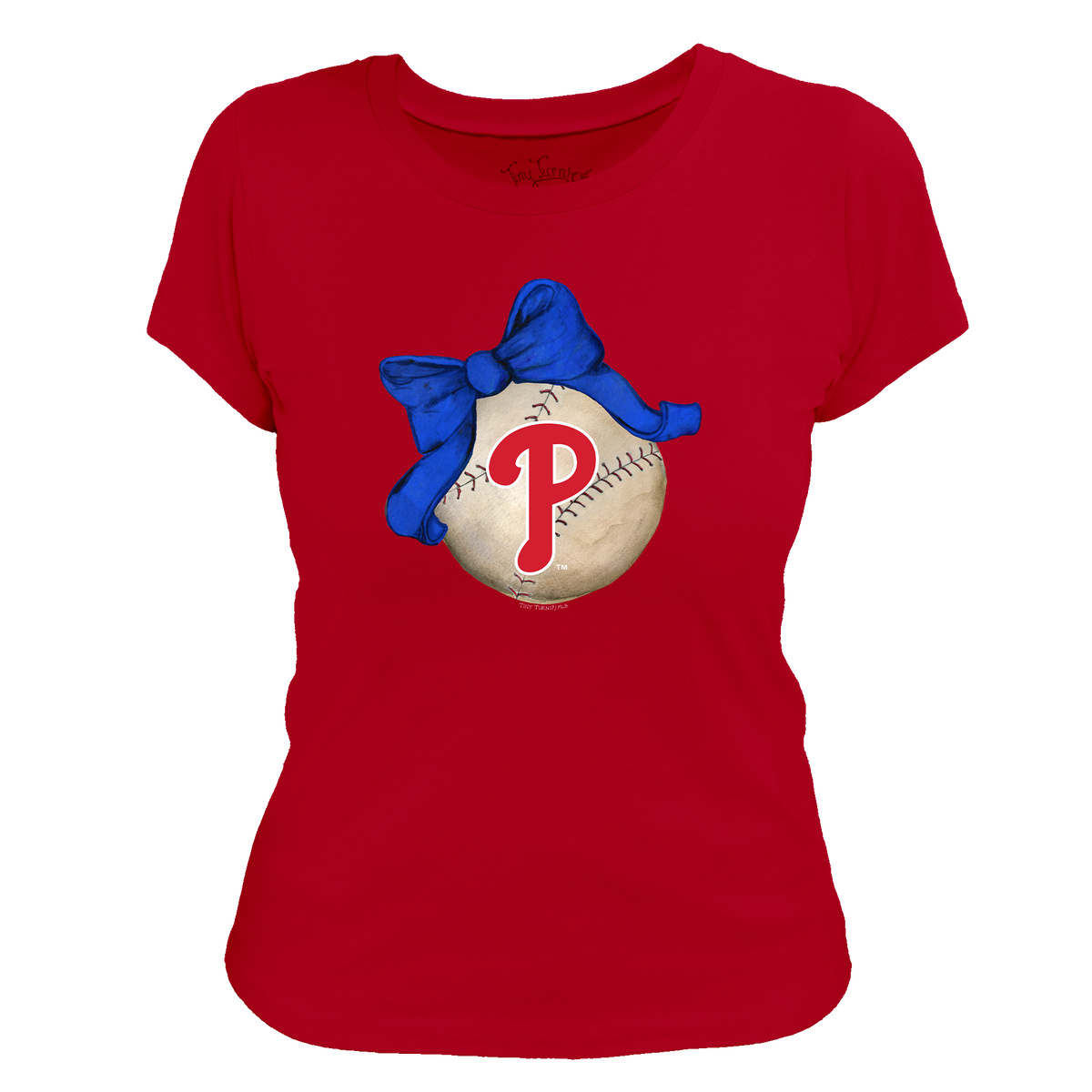 Philadelphia Phillies Baseball Bow Tee Shirt