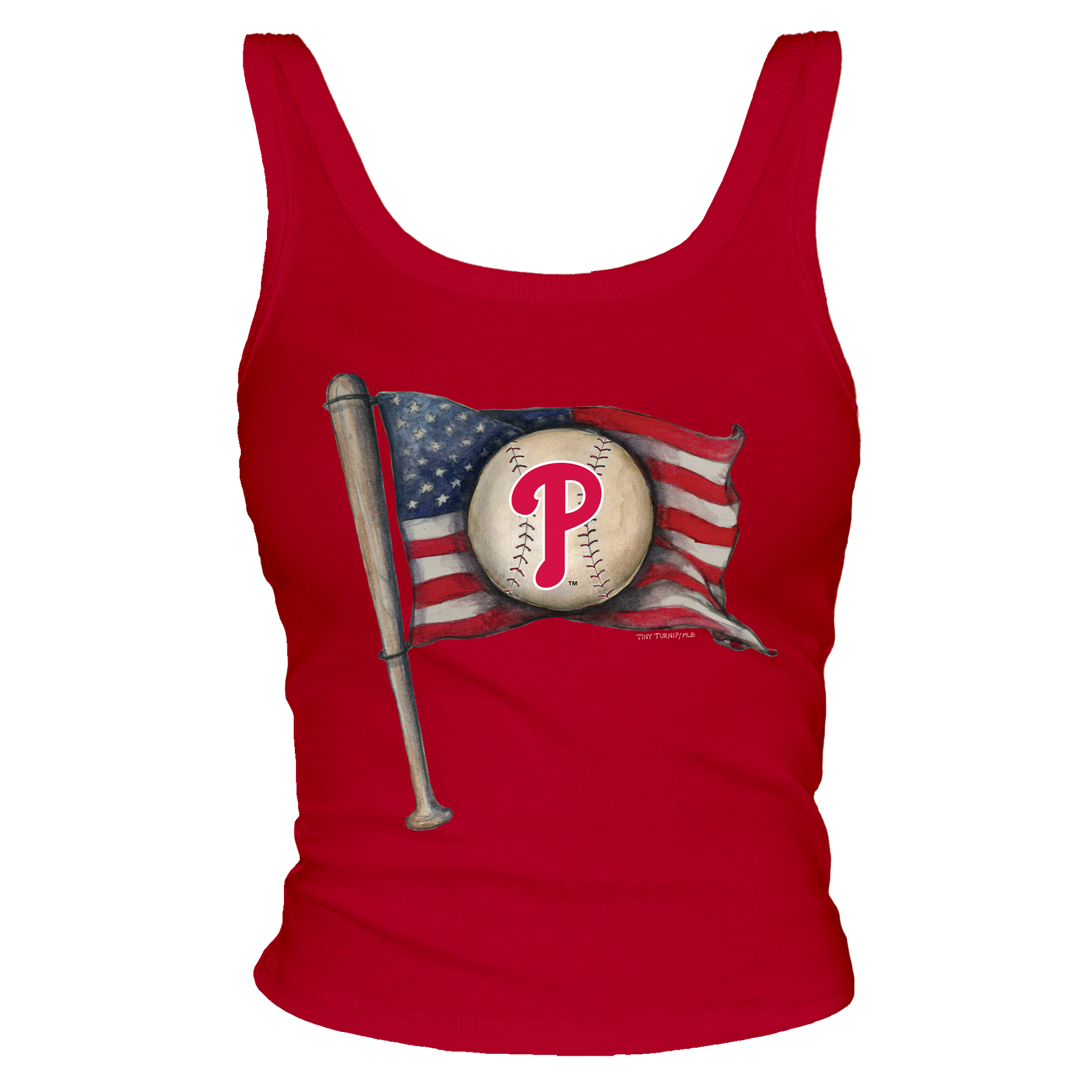 Philadelphia Phillies Baseball Flag Tank