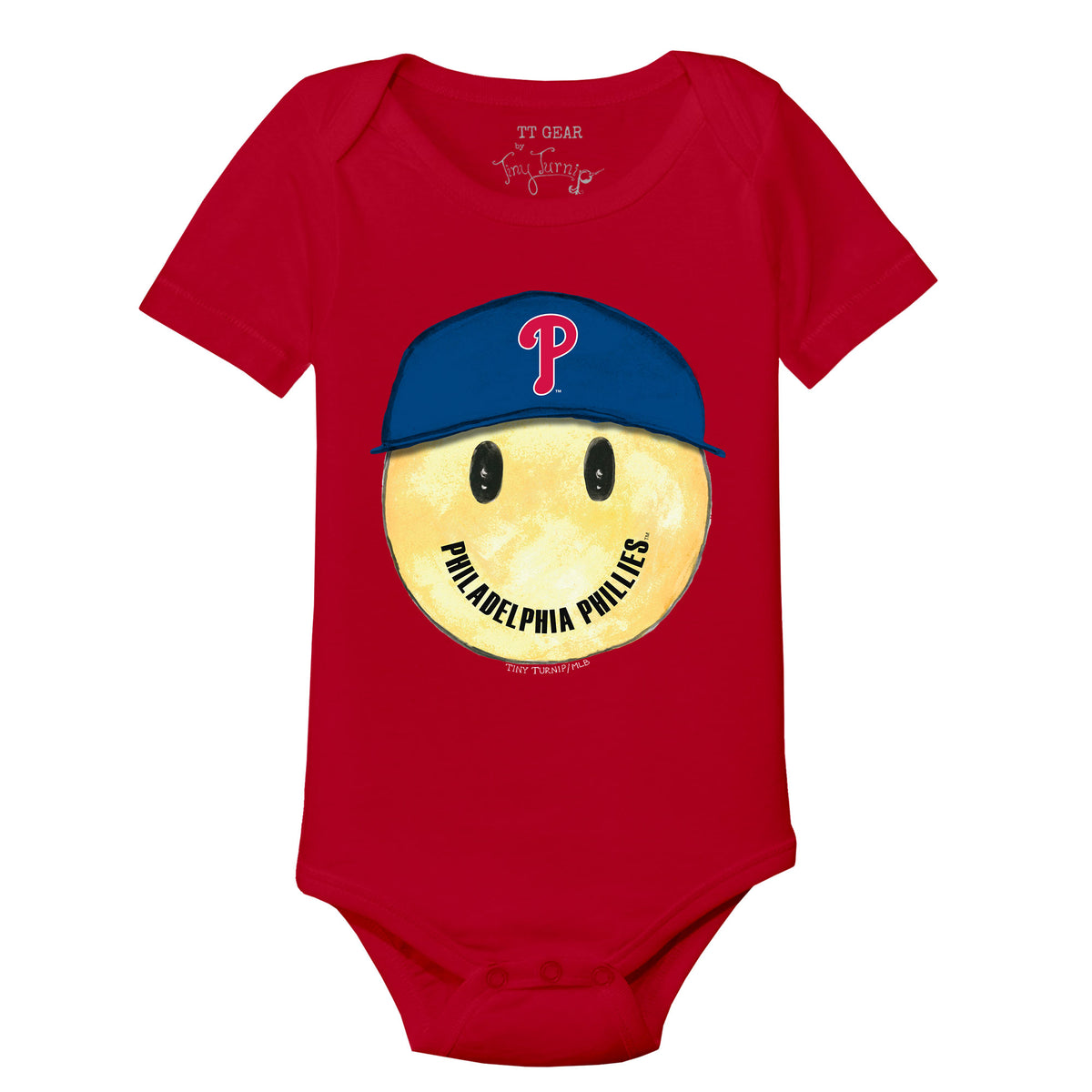 Philadelphia Phillies Smiley Short Sleeve Snapper