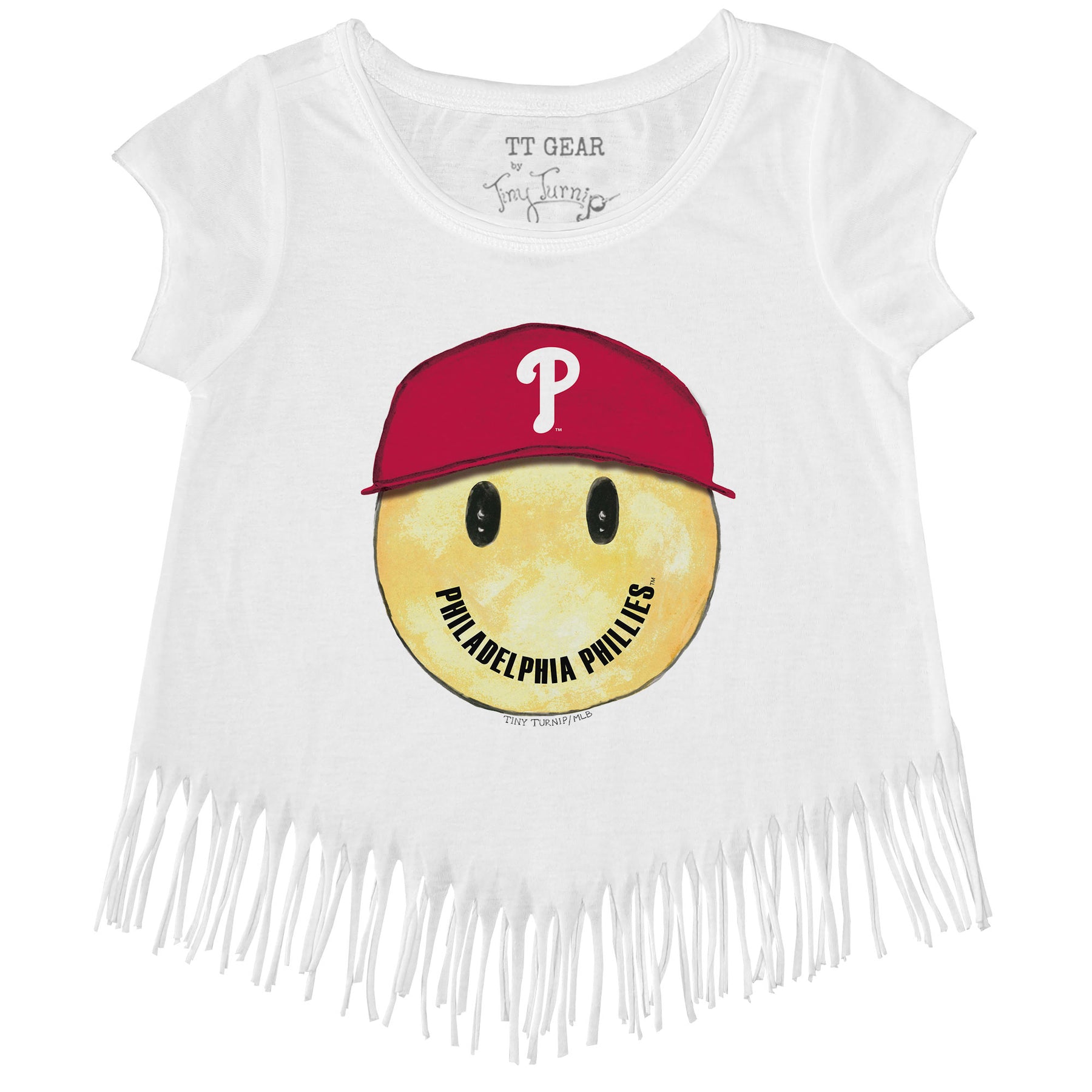 Philadelphia Phillies Smiley Fringe Tee