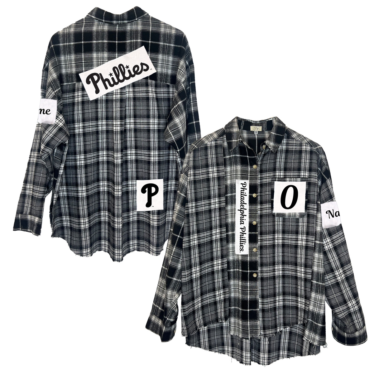 Philadelphia Phillies Black Out Flannel