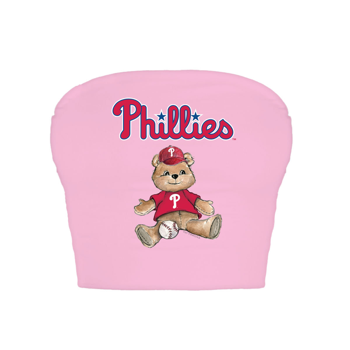 Philadelphia Phillies Teddy Crop Tube Top