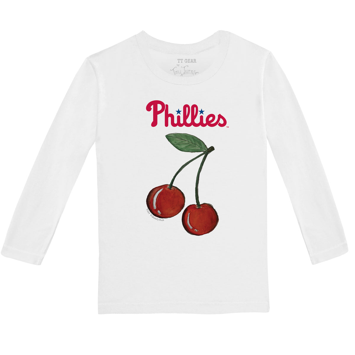 Philadelphia Phillies Cherry Long-Sleeve Tee Shirt
