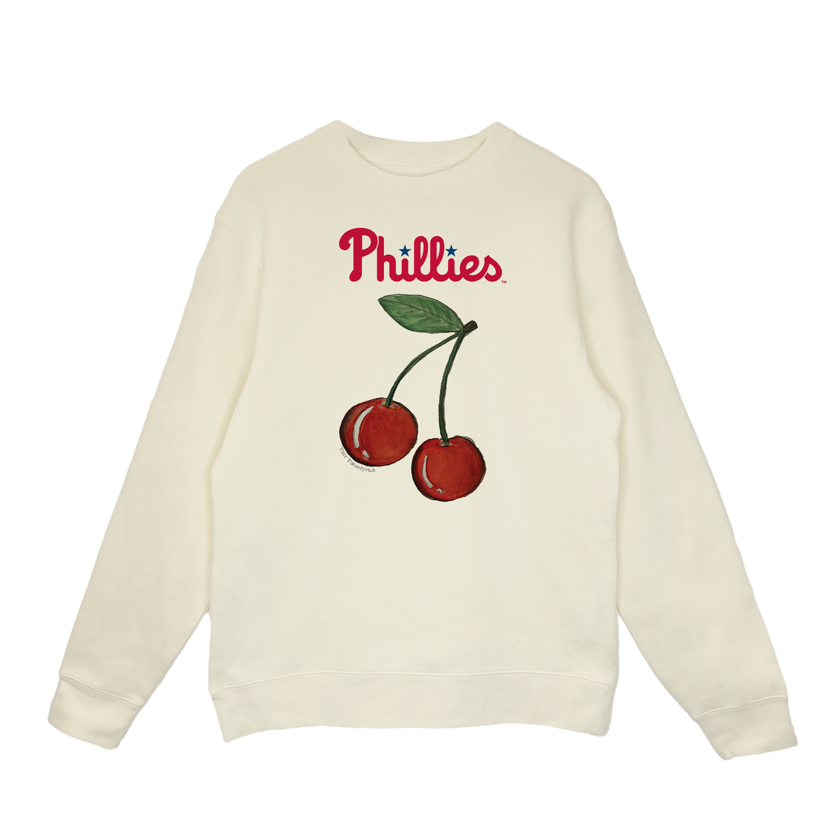 Philadelphia Phillies Cherry Crewneck Sweatshirt