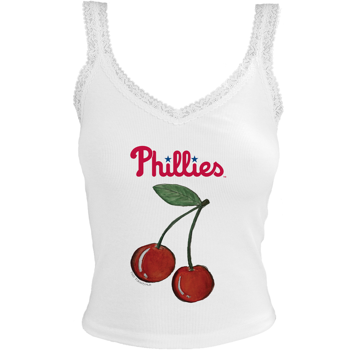 Philadelphia Phillies Cherry Lace Tank