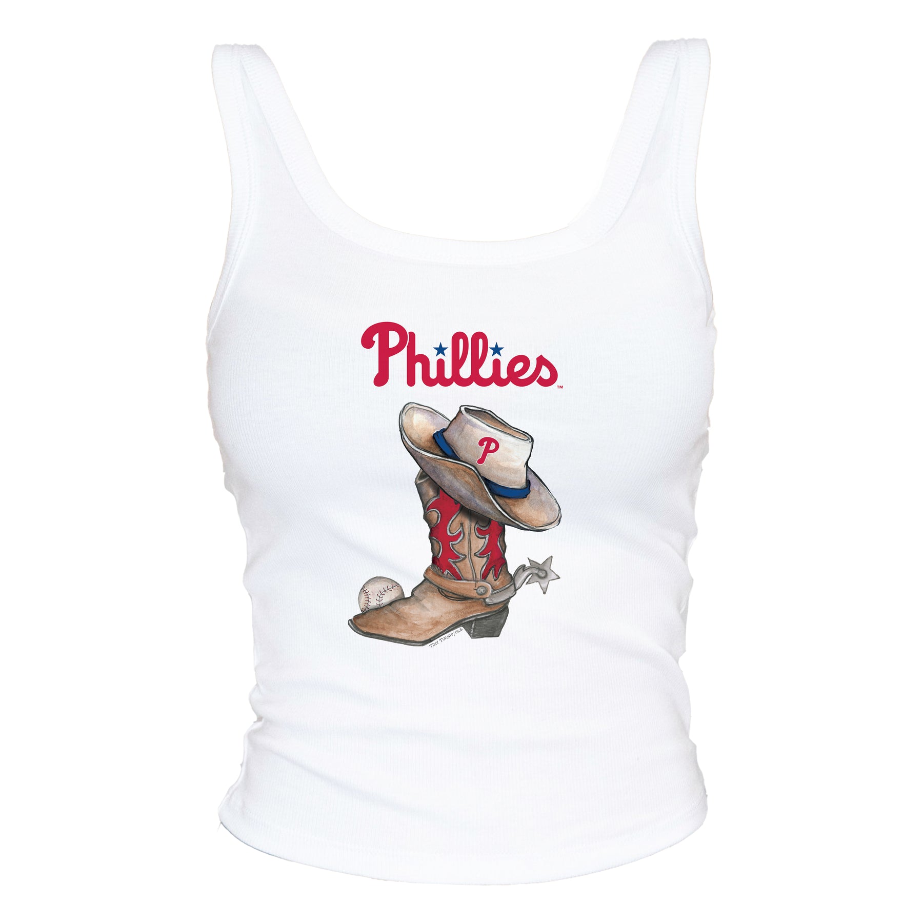 Philadelphia Phillies Cowboy Boot Ribbed Tank
