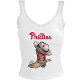 Philadelphia Phillies Cowboy Boot Lace Tank