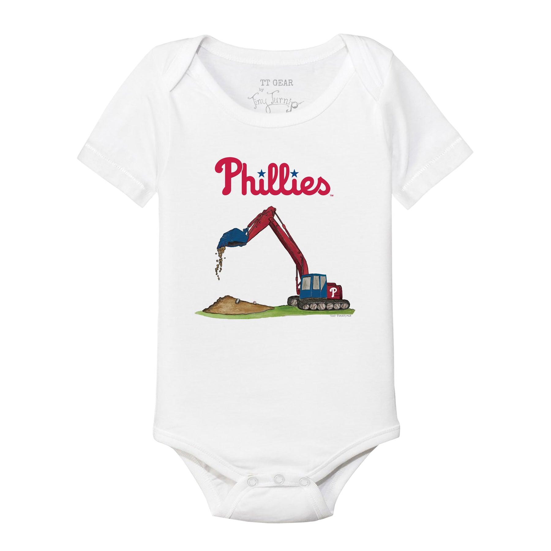 Philadelphia Phillies Excavator Short Sleeve Snapper