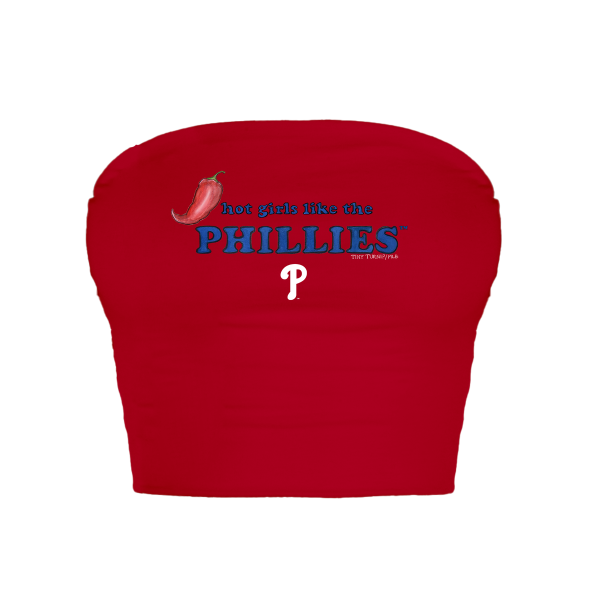 Philadelphia Phillies Hot Girls Crop Tube Top