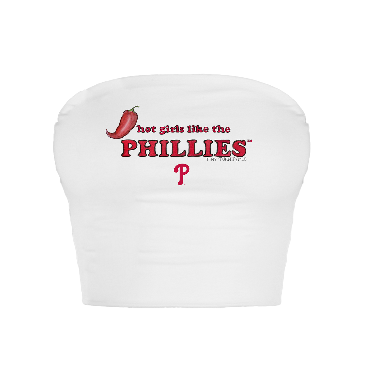 Philadelphia Phillies Hot Girls Crop Tube Top