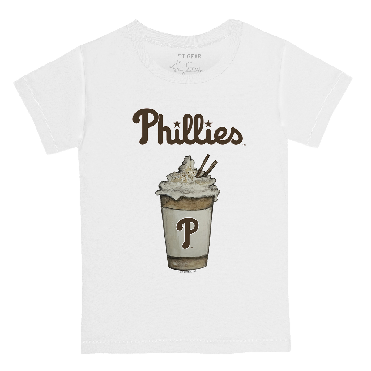 Philadelphia Phillies Latte Kid's Tee Shirt