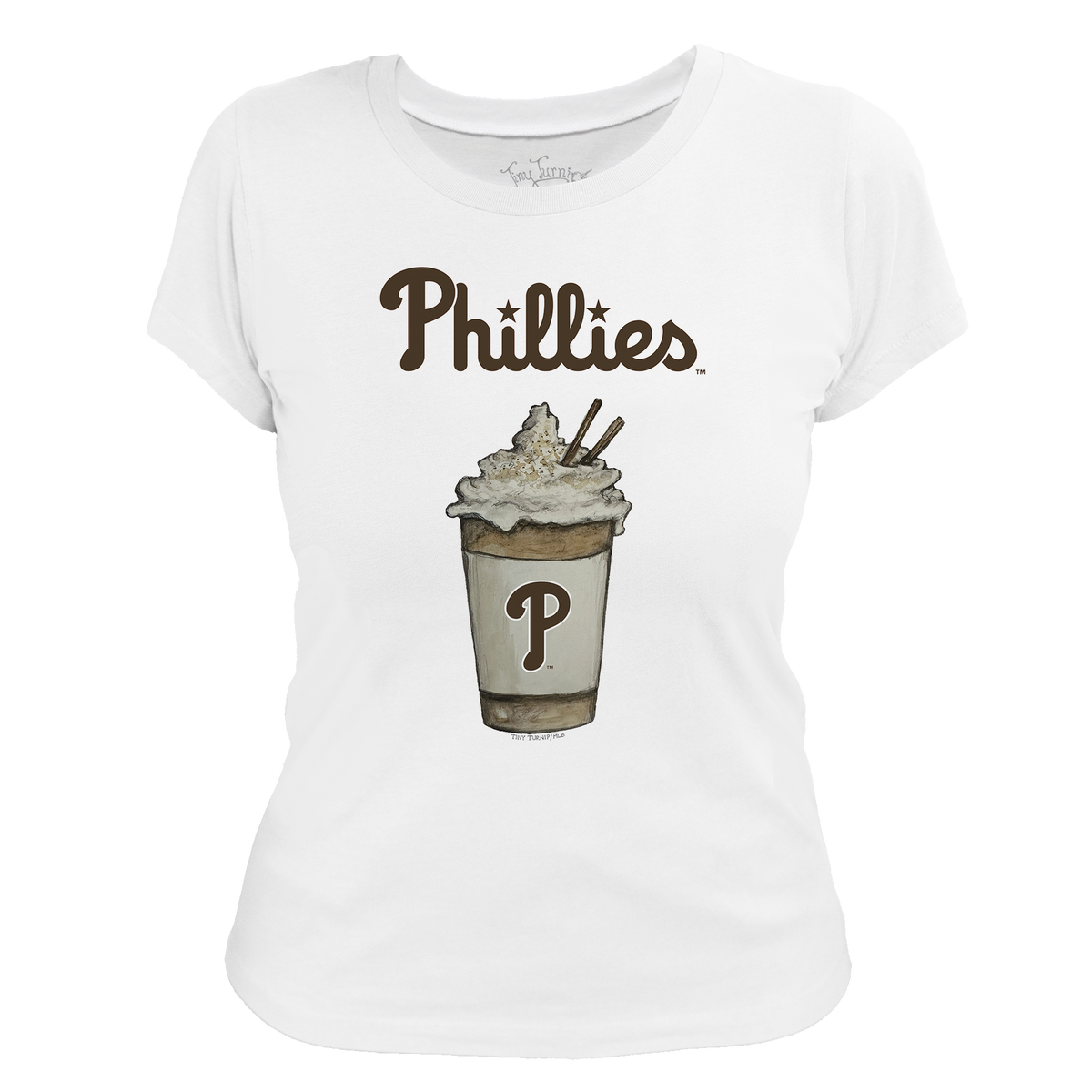 Philadelphia Phillies Latte Women's Tee Shirt