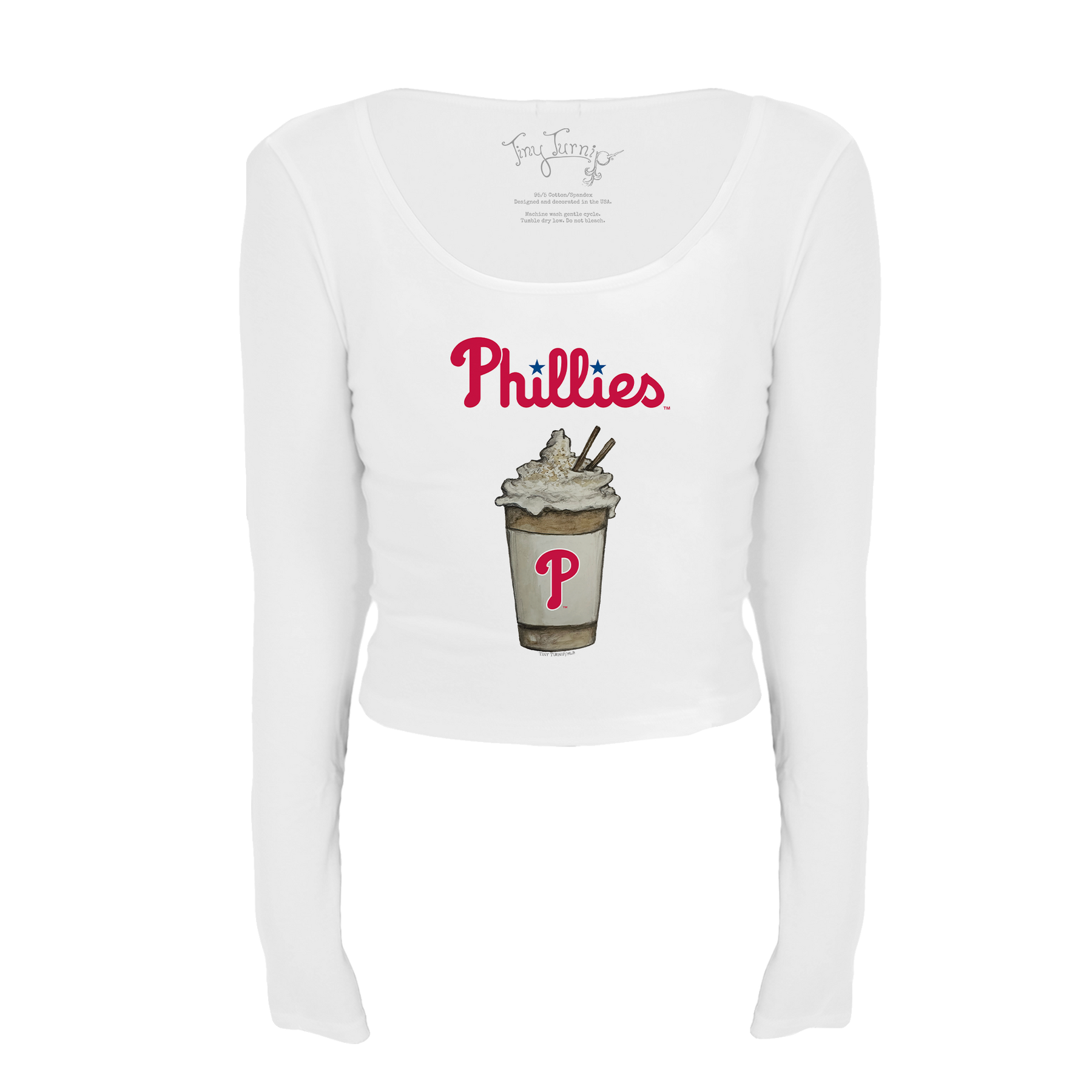 Philadelphia Phillies Latte Women's Lucy Long Sleeve