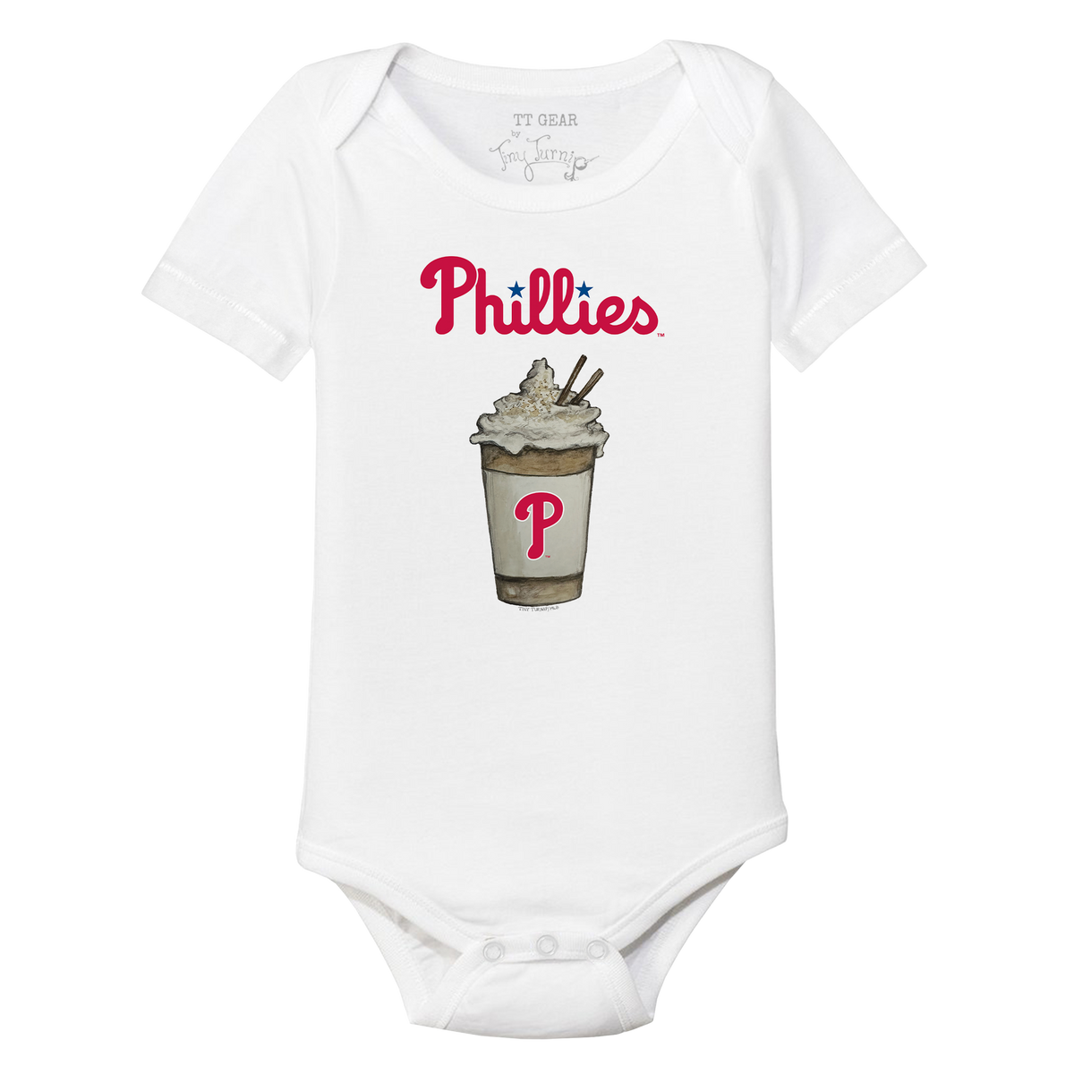 Philadelphia Phillies Latte Short Sleeve Snapper