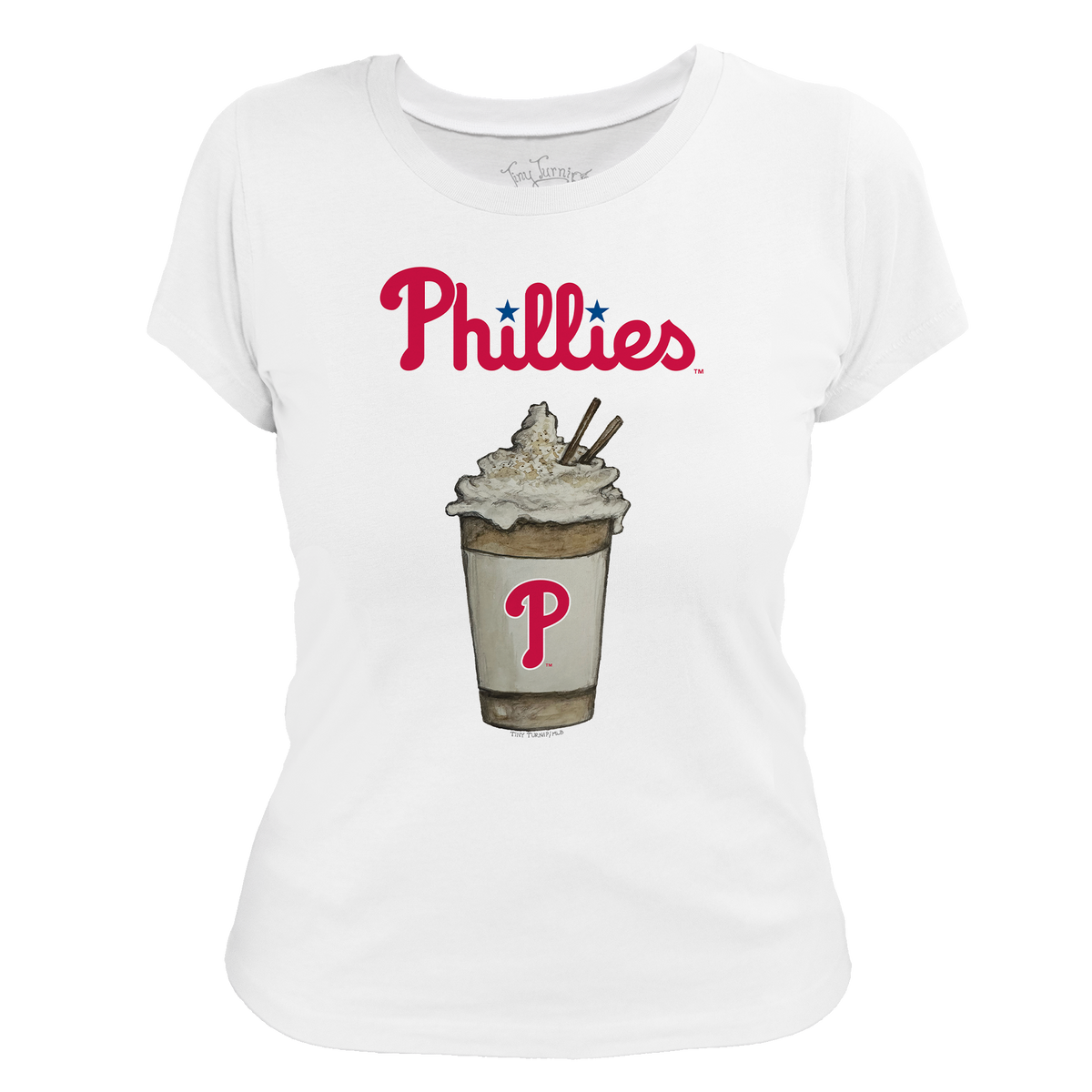 Philadelphia Phillies Latte Women's Tee Shirt