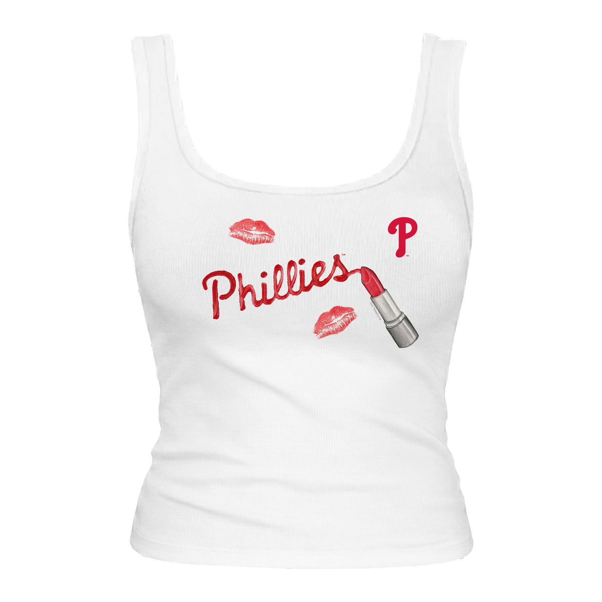 Philadelphia Phillies Lipstick Emmy Tank
