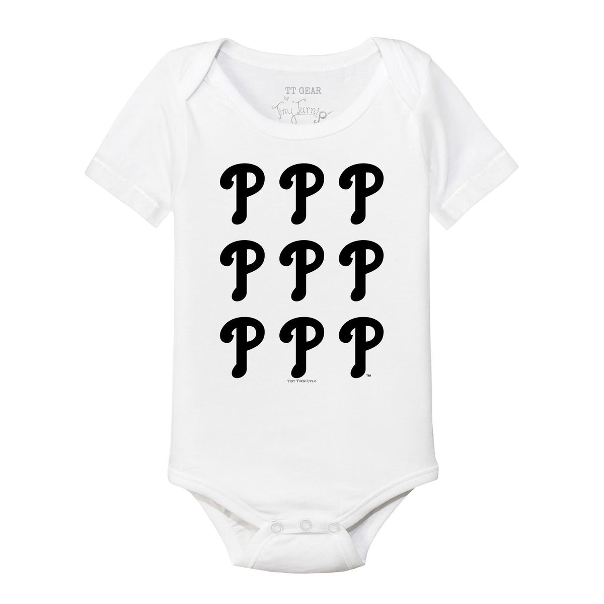 Philadelphia Phillies Logo Grid Short Sleeve Snapper