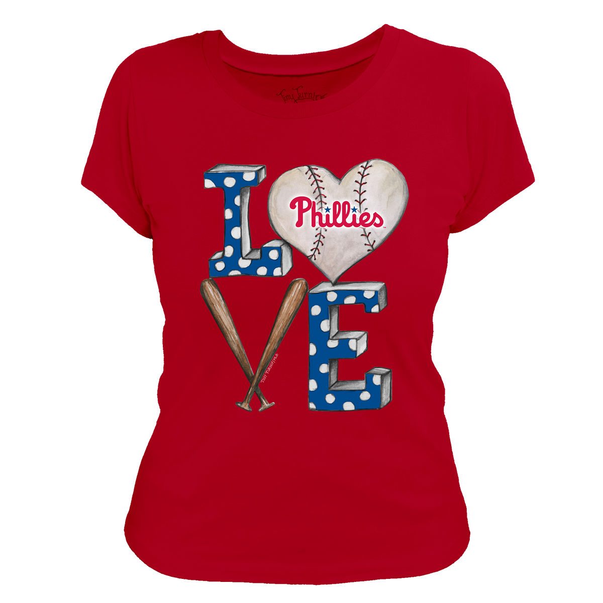 Philadelphia Phillies Baseball LOVE Tee Shirt
