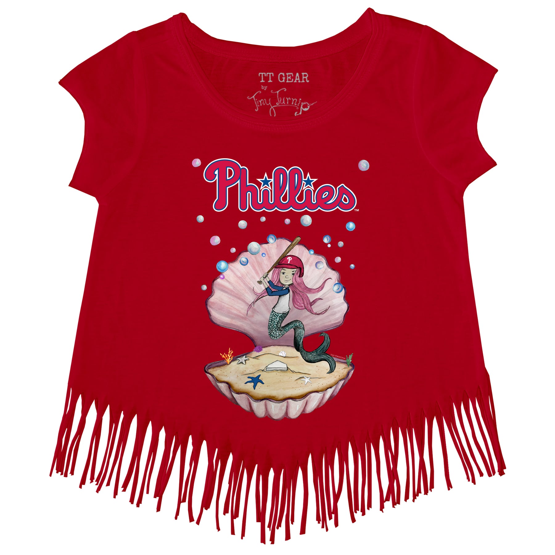 Philadelphia Phillies Mermaid Fringe Tee
