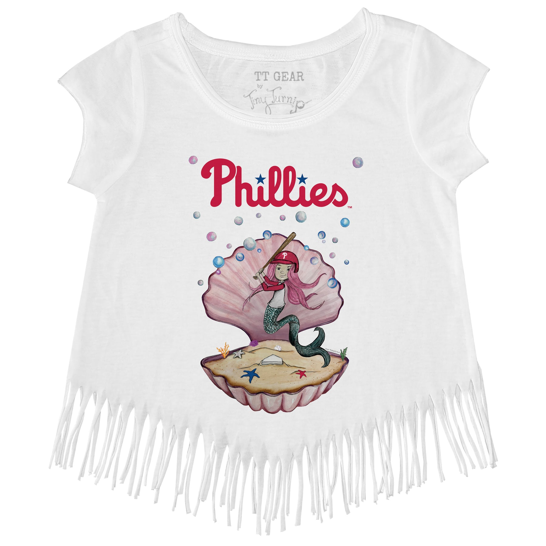 Philadelphia Phillies Mermaid Fringe Tee