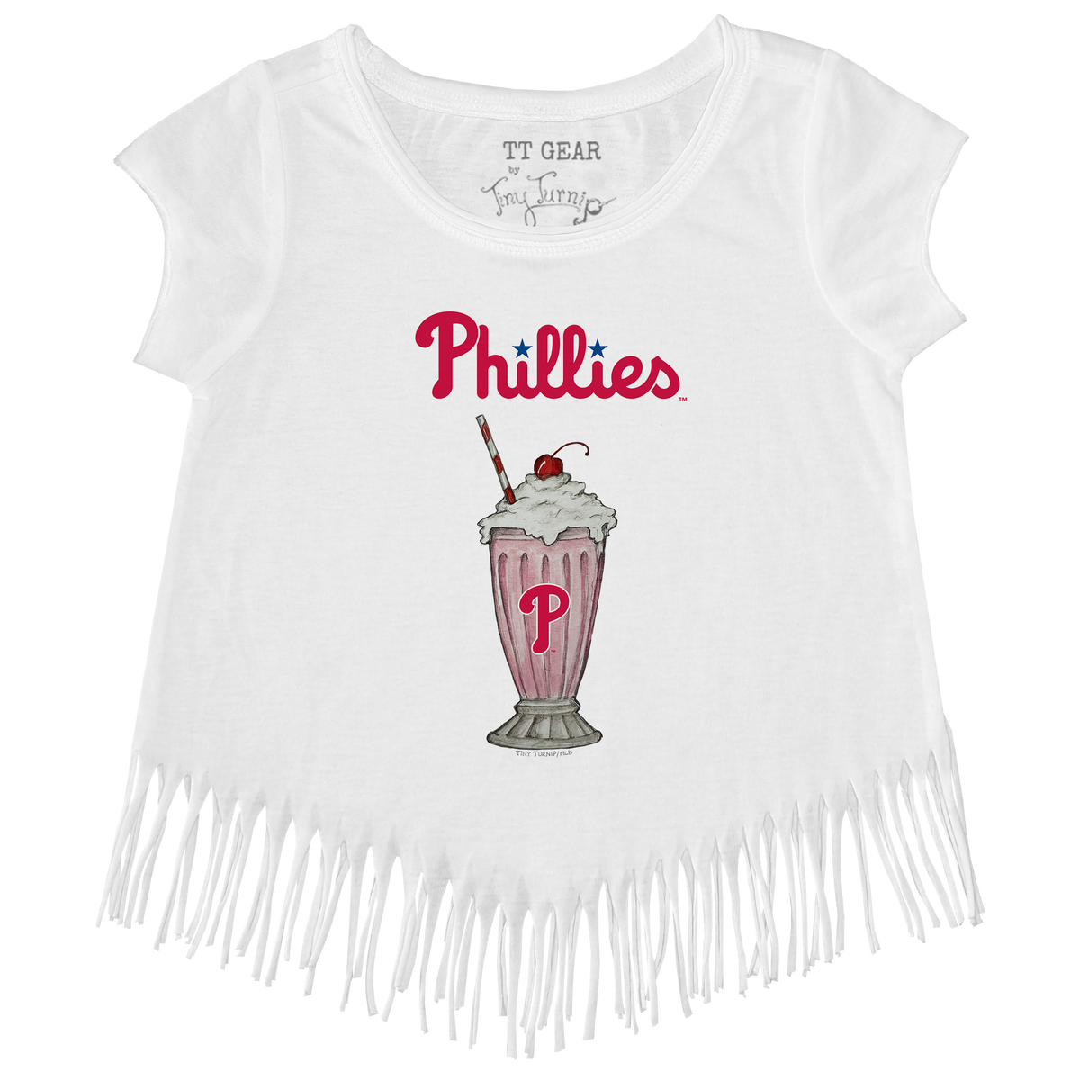 Philadelphia Phillies Milkshake Fringe Tee