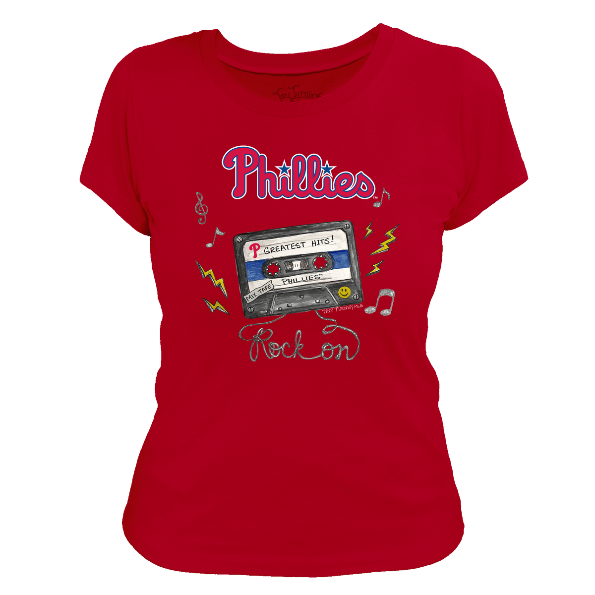Philadelphia Phillies Mixtape Women's Tee Shirt