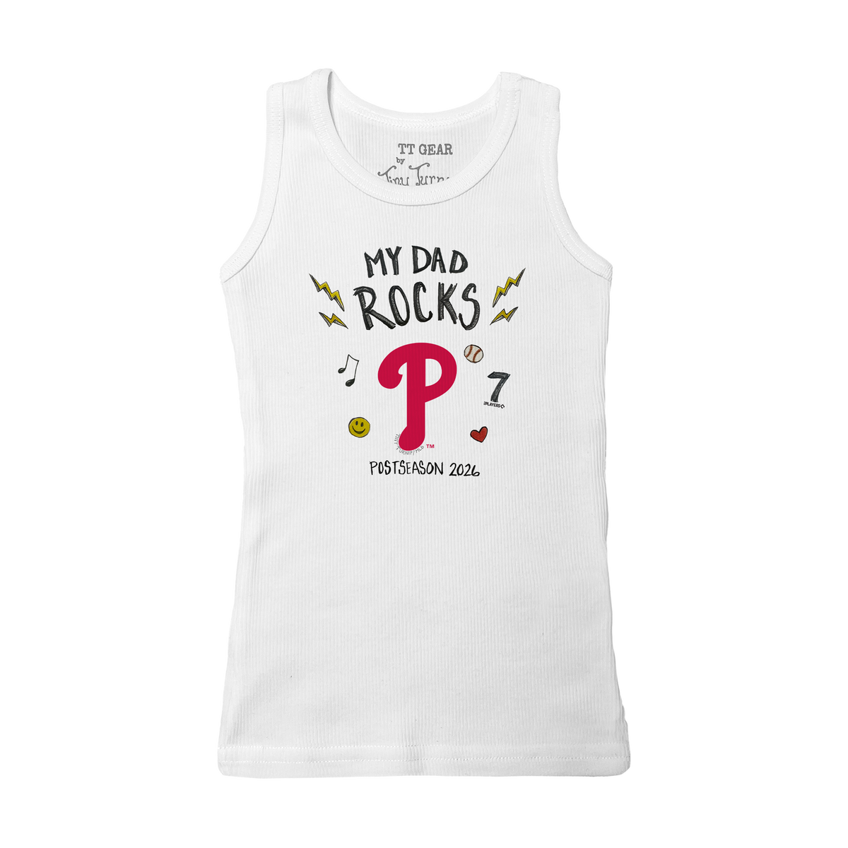 VIP Philadelphia Phillies Postseason '26 Kid's Tank - Tiny Turnip