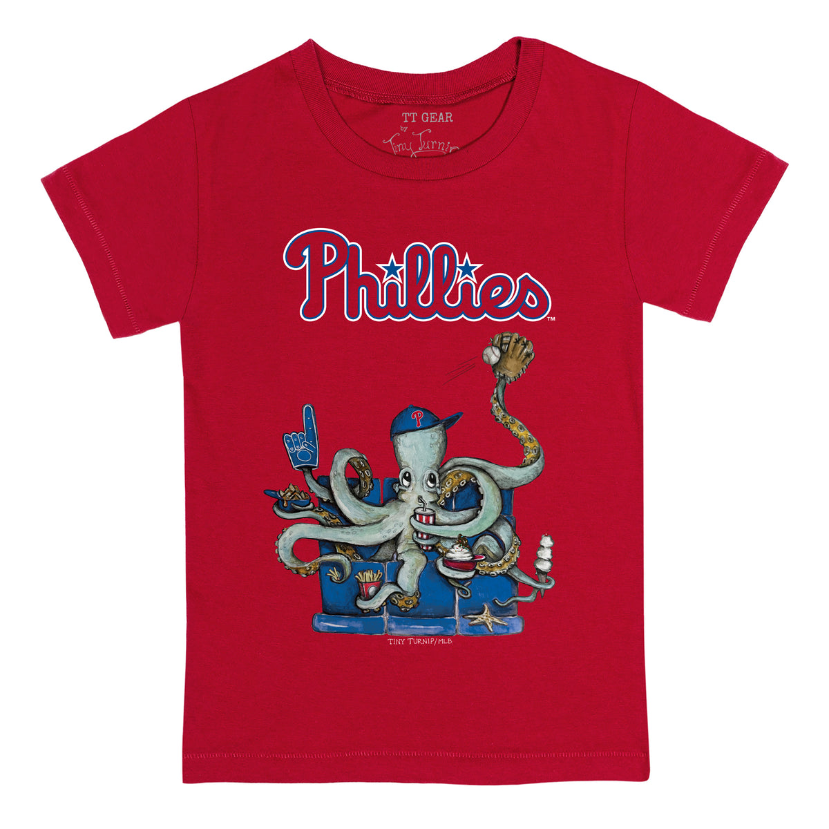 Philadelphia Phillies Octopus Tee Shirt