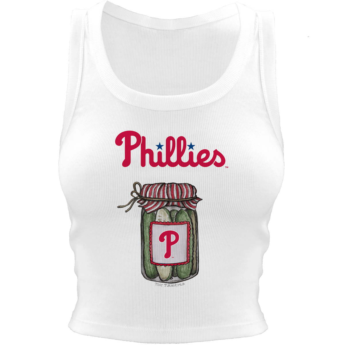 Philadelphia Phillies Pickle Jar Crop Tank