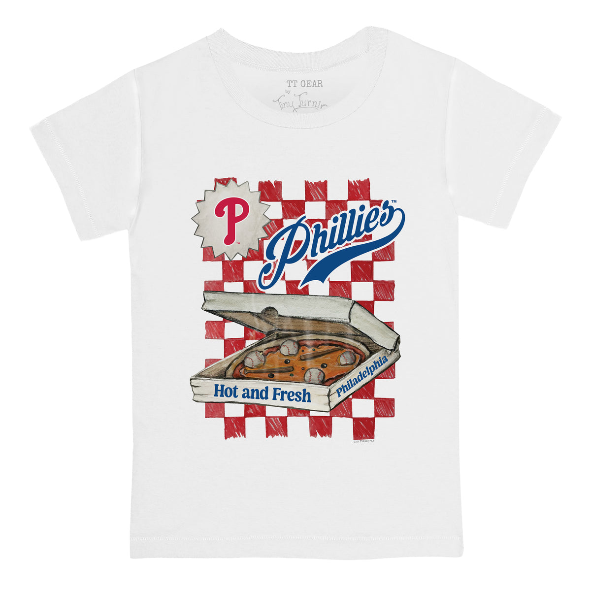 Philadelphia Phillies Pizza Tee Shirt