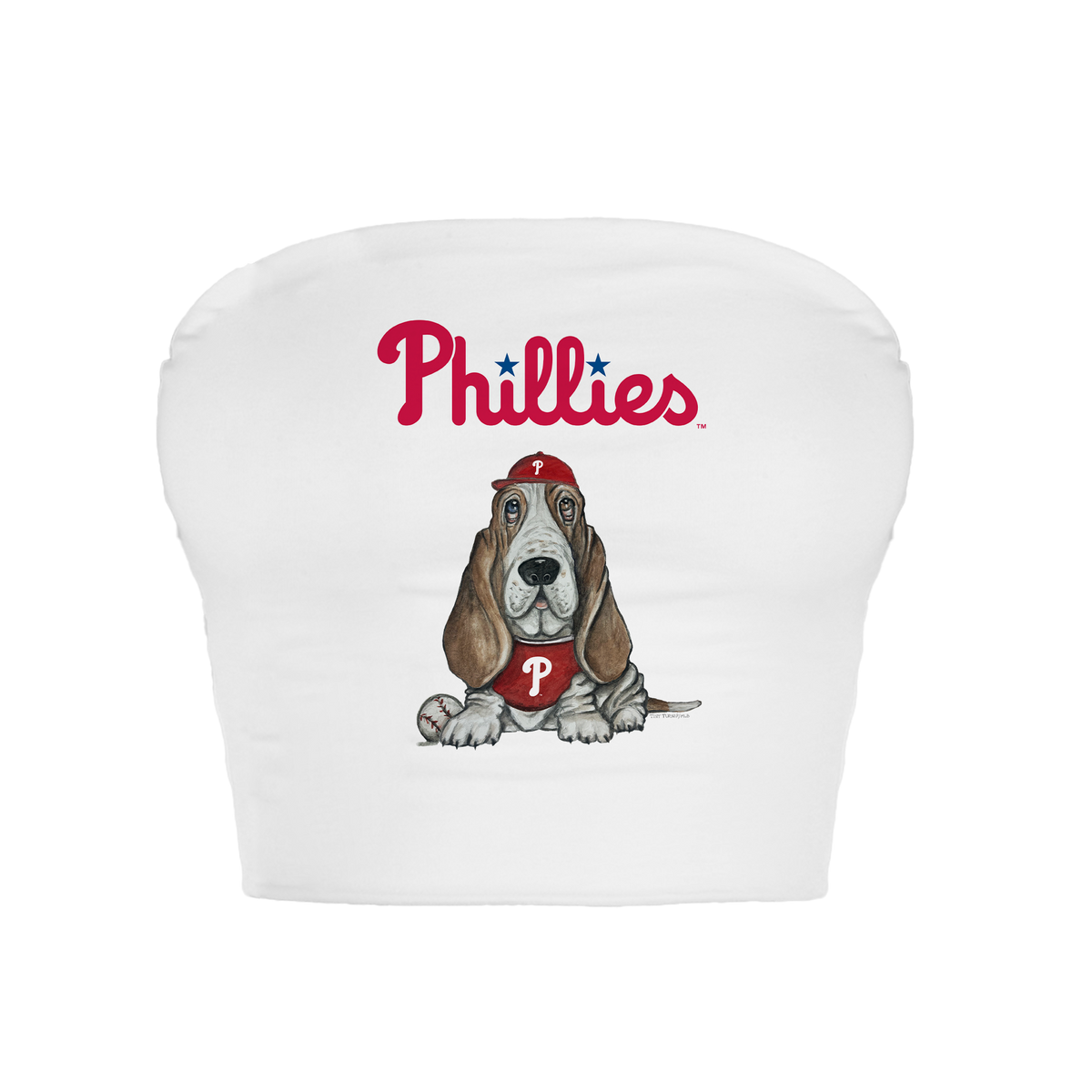 Philadelphia Phillies Puddy Crop Tube Top
