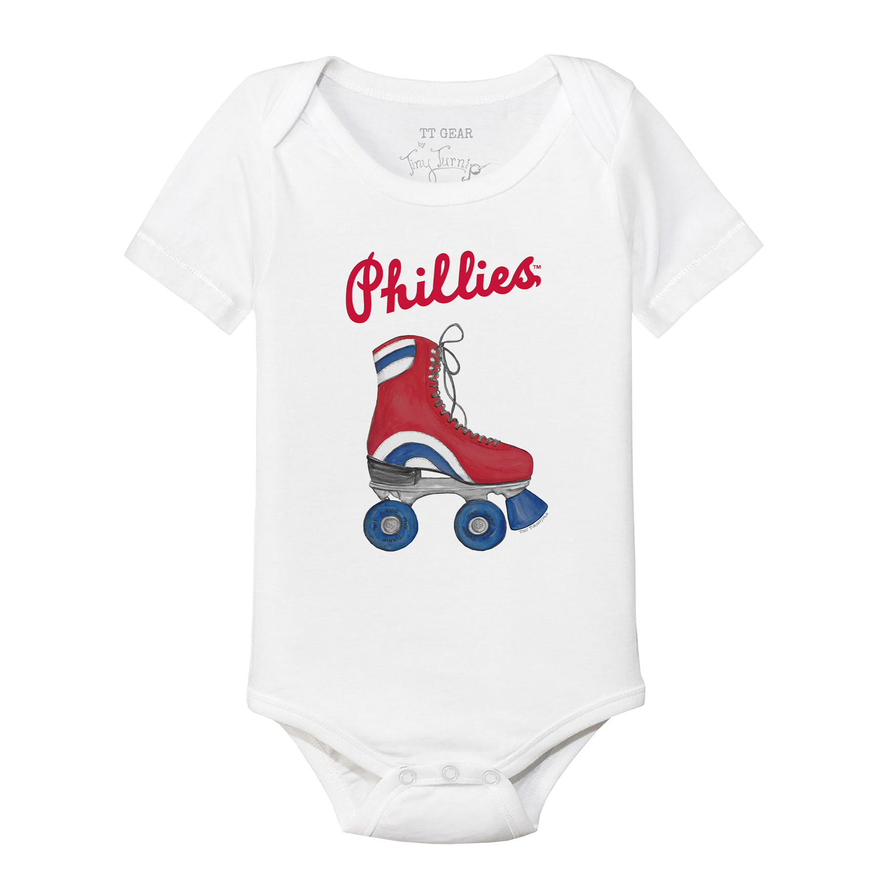 Philadelphia Phillies Retro Skate Short Sleeve Snapper