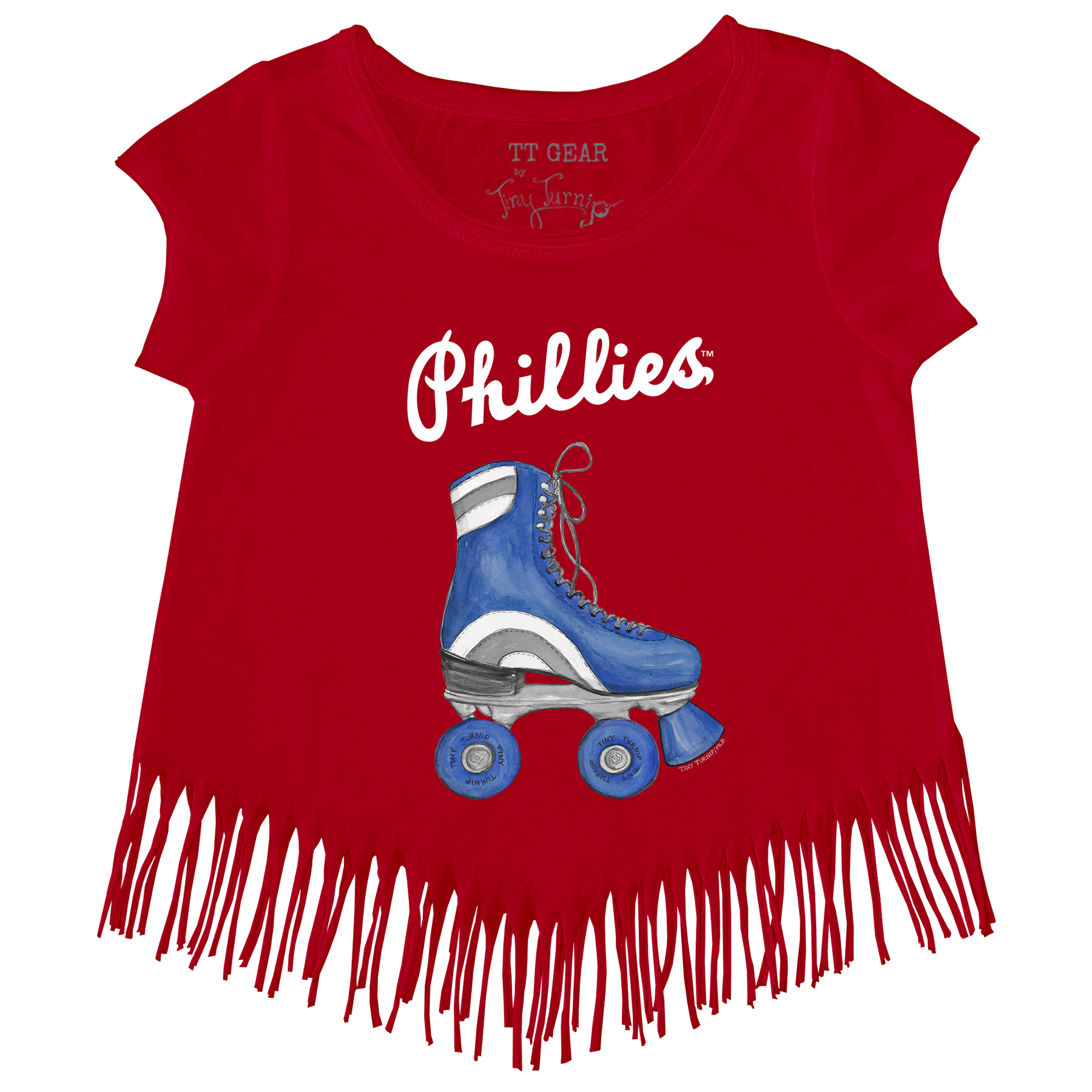 Philadelphia Phillies Retro Skate Fringe Tee