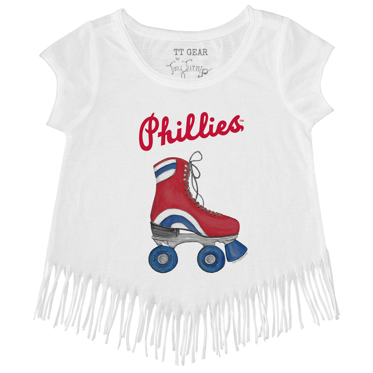 Philadelphia Phillies Retro Skate Fringe Tee
