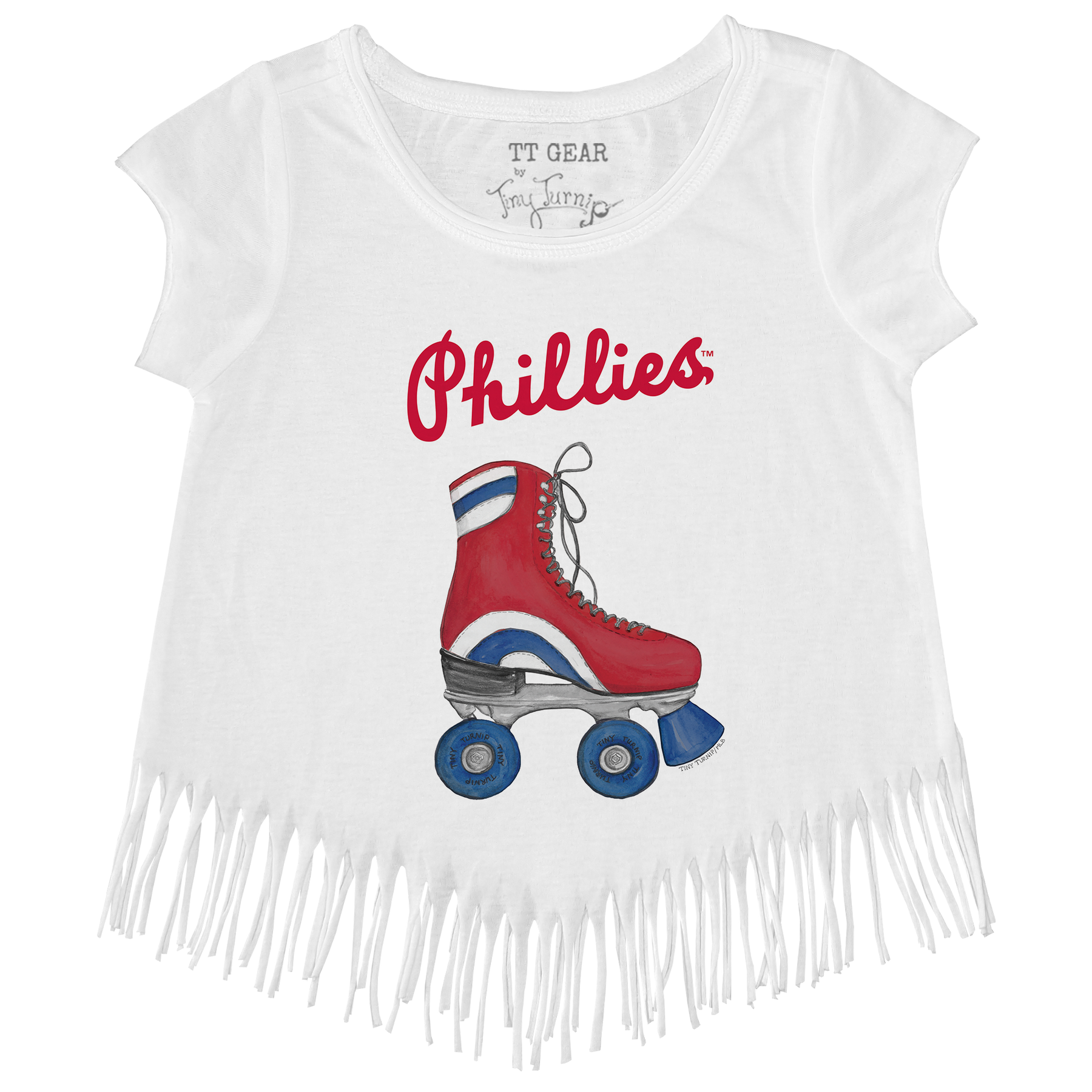 Philadelphia Phillies Retro Skate Fringe Tee