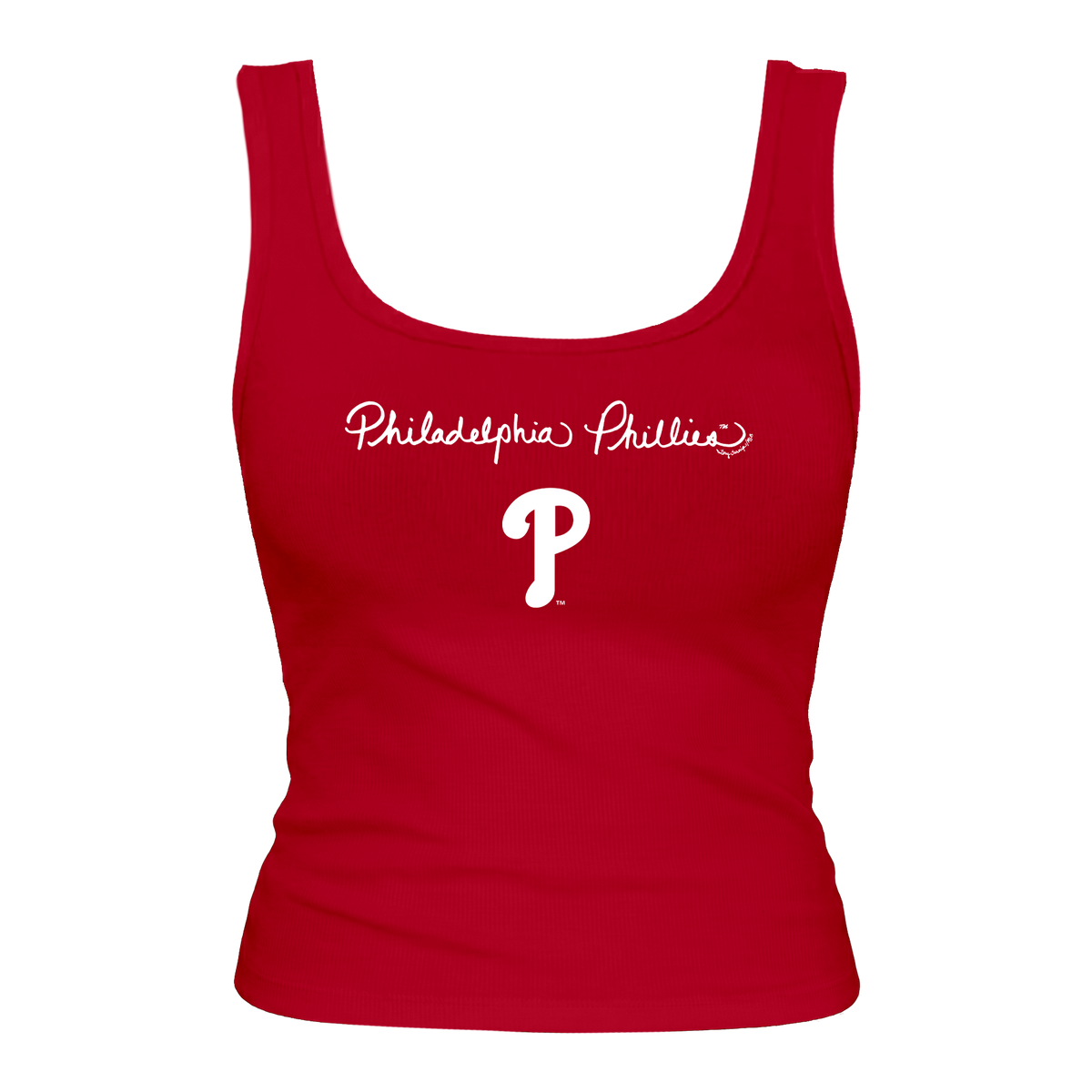 Philadelphia Phillies Logo Script Emmy Tank