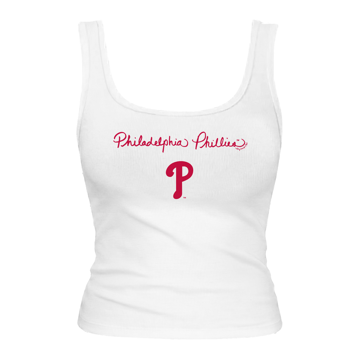 Philadelphia Phillies Logo Script Emmy Tank