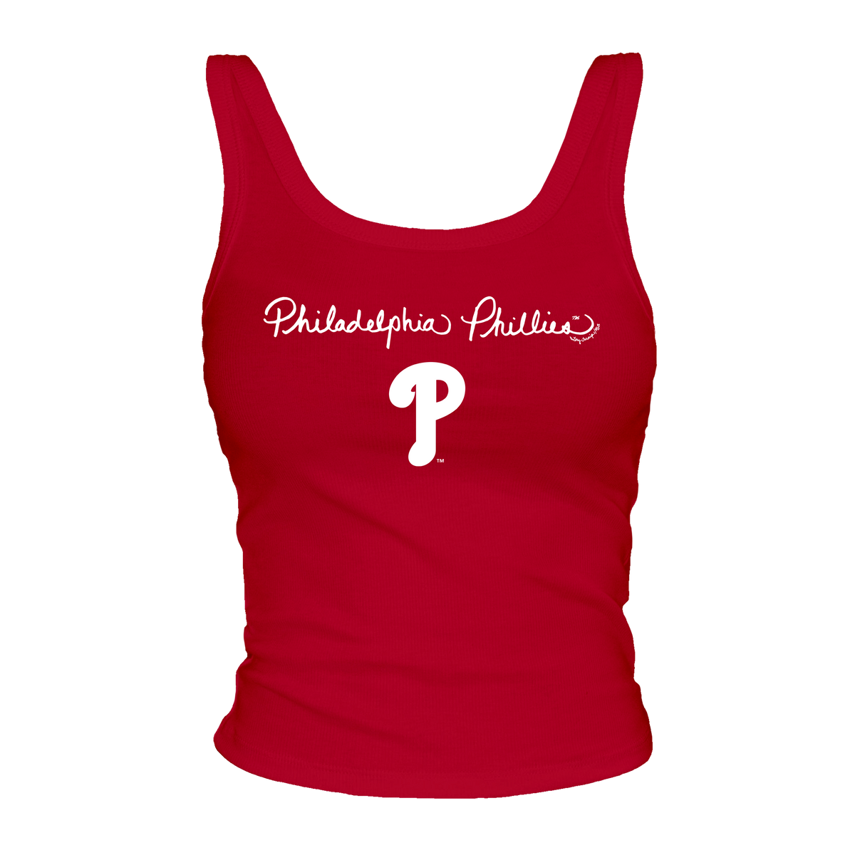Philadelphia Phillies Script Ribbed Tank