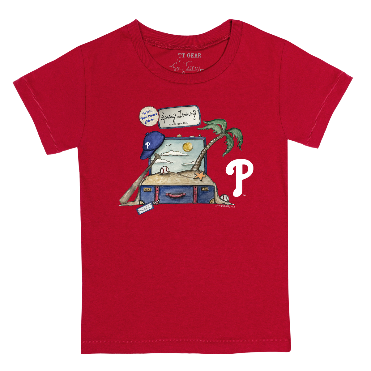 Philadelphia Phillies Spring Training 2026 Kid's Tee Shirt - Tiny Turnip