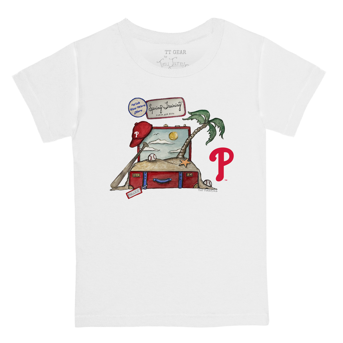 Philadelphia Phillies Spring Training 2026 Kid's Tee Shirt - Tiny Turnip