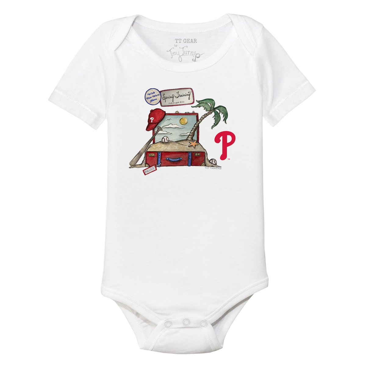 Philadelphia Phillies Spring Training 2026 Short Sleeve Snapper - Tiny Turnip
