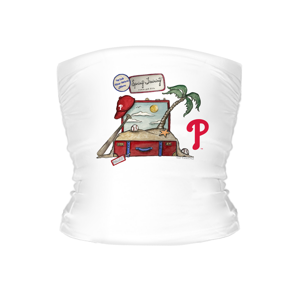 Philadelphia Phillies Spring Training 2026 Tube Top - Tiny Turnip