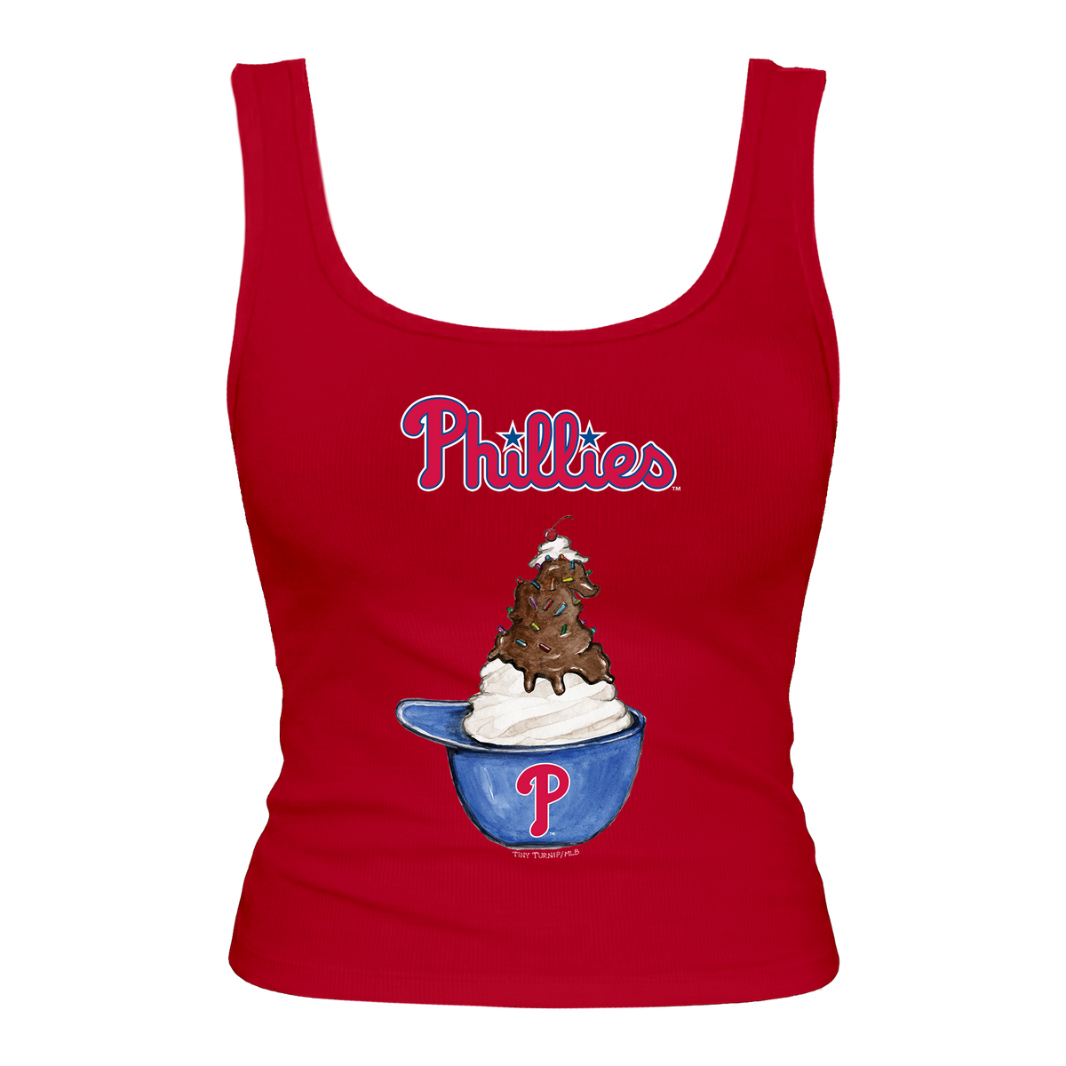 Philadelphia Phillies Sundae Helmet Emmy Tank