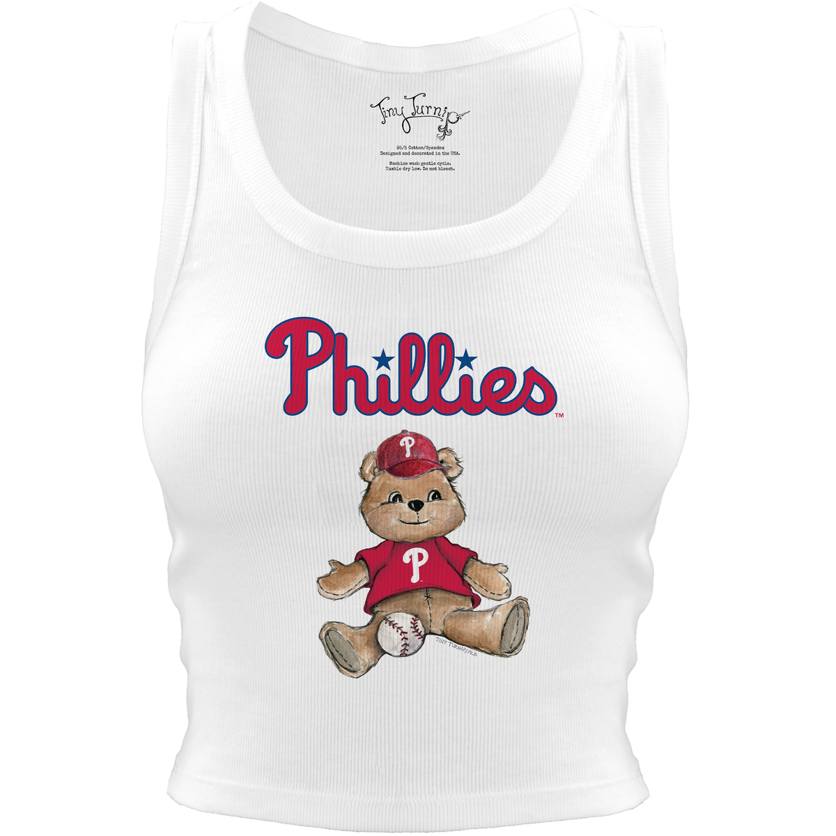 Philadelphia Phillies Teddy Crop Tank