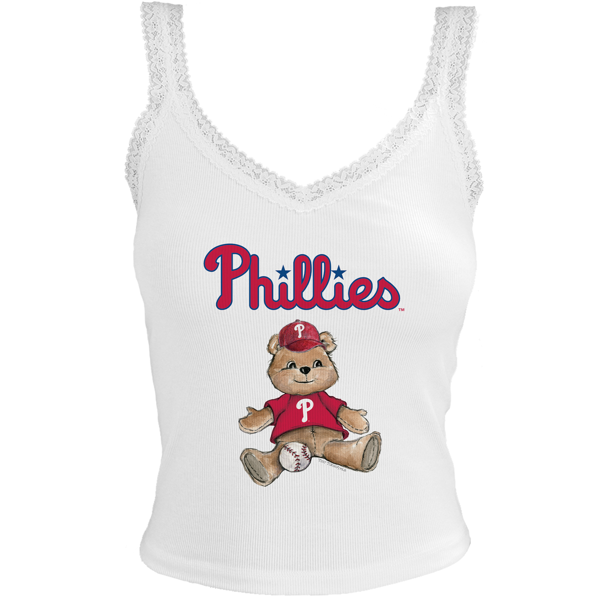 Philadelphia Phillies Teddy Lace Tank