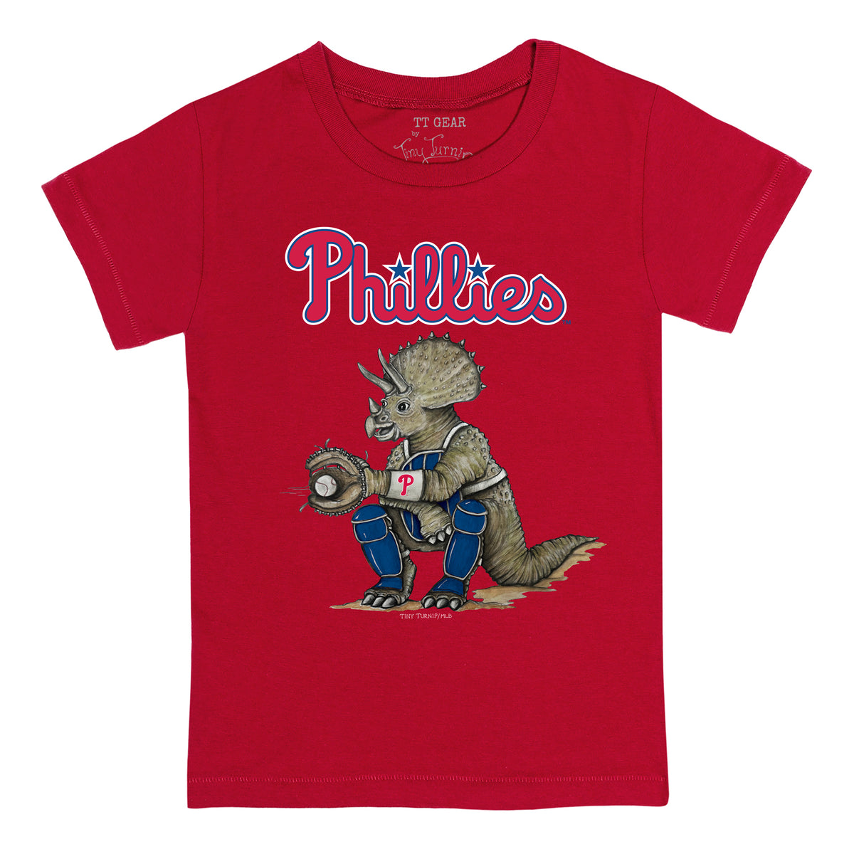 Philadelphia Phillies Triceratops Tee Shirt