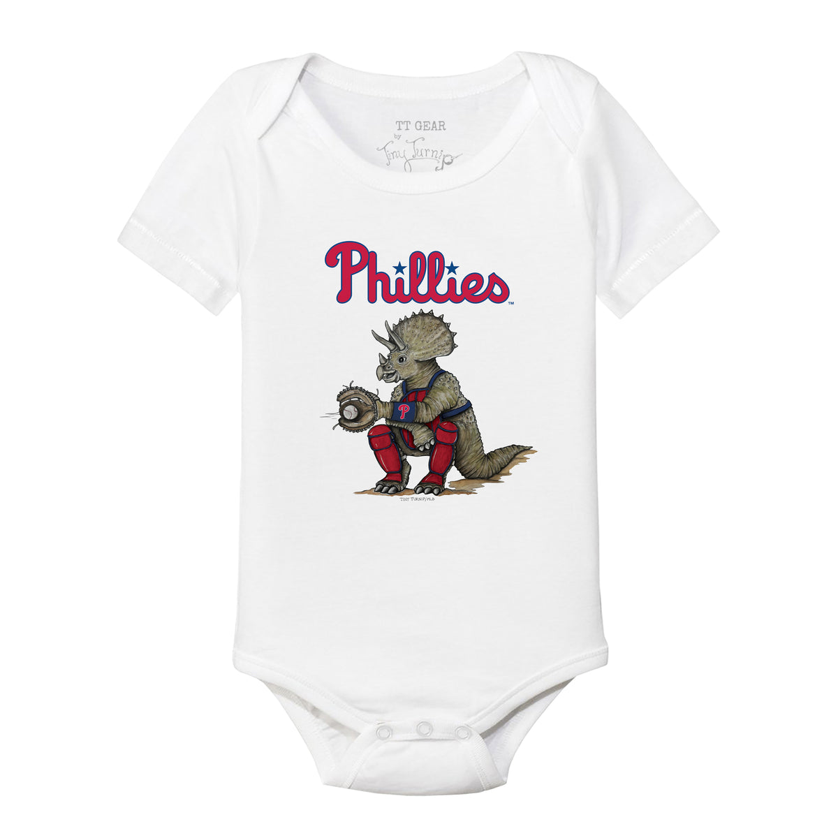 Philadelphia Phillies Triceratops Short Sleeve Snapper