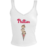 Philadelphia Phillies Triple Scoop Lace Tank