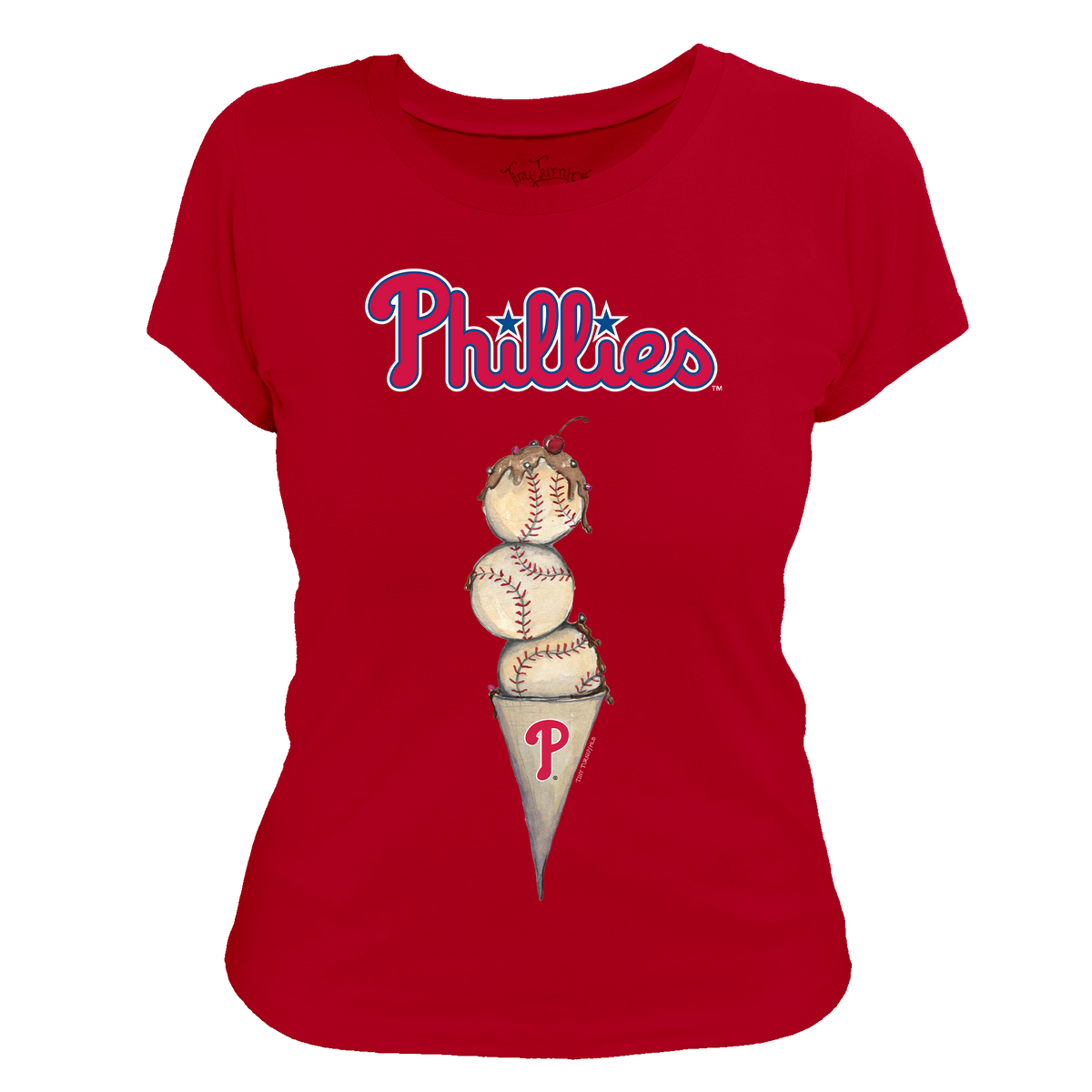 Philadelphia Phillies Triple Scoop Women's Tee Shirt